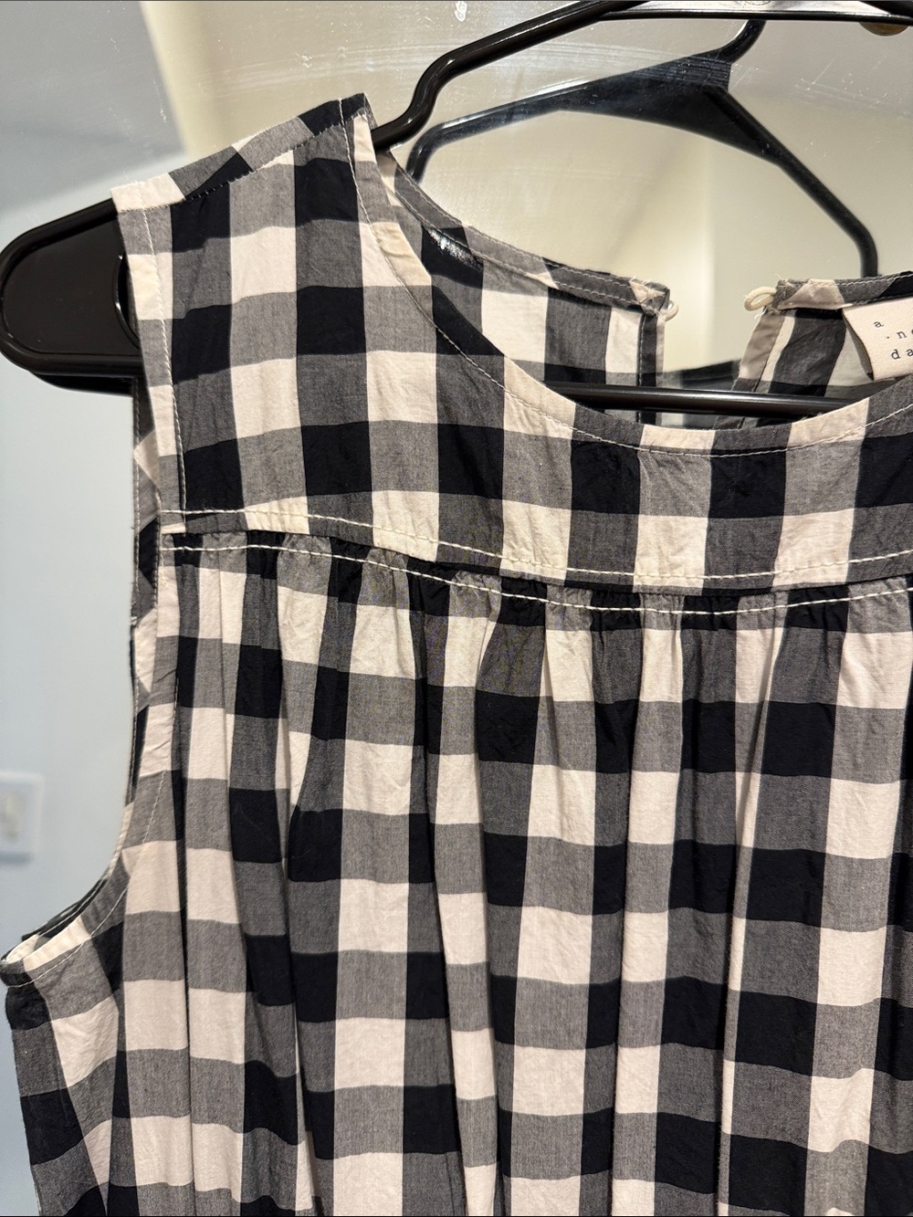 a new day Black and White Gingham Maxi Dress - Picture 3 of 8